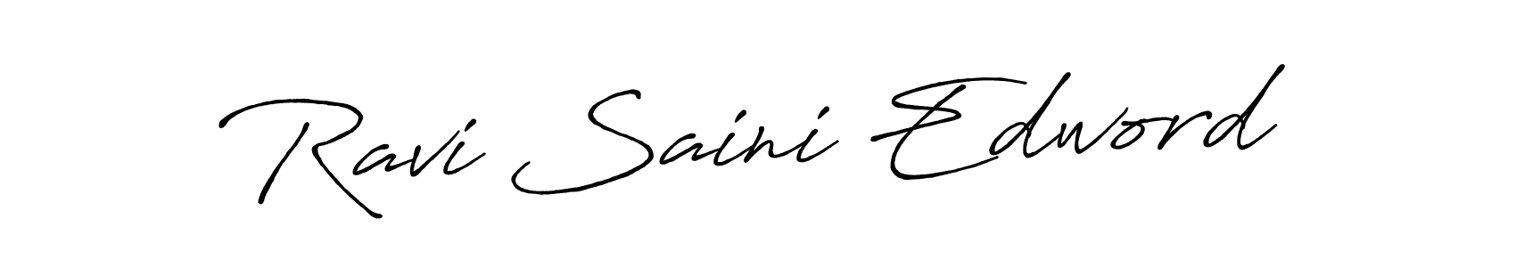 Make a beautiful signature design for name Ravi Saini Edword. Use this online signature maker to create a handwritten signature for free. Ravi Saini Edword signature style 7 images and pictures png