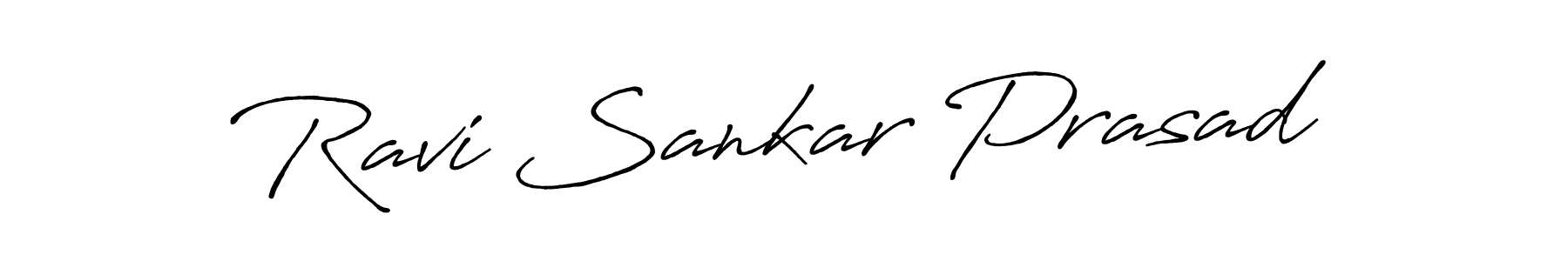 Create a beautiful signature design for name Ravi Sankar Prasad. With this signature (Antro_Vectra_Bolder) fonts, you can make a handwritten signature for free. Ravi Sankar Prasad signature style 7 images and pictures png