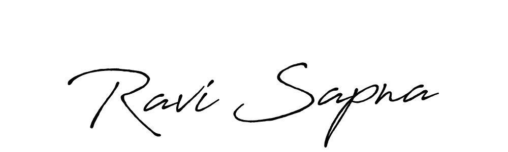Design your own signature with our free online signature maker. With this signature software, you can create a handwritten (Antro_Vectra_Bolder) signature for name Ravi Sapna. Ravi Sapna signature style 7 images and pictures png