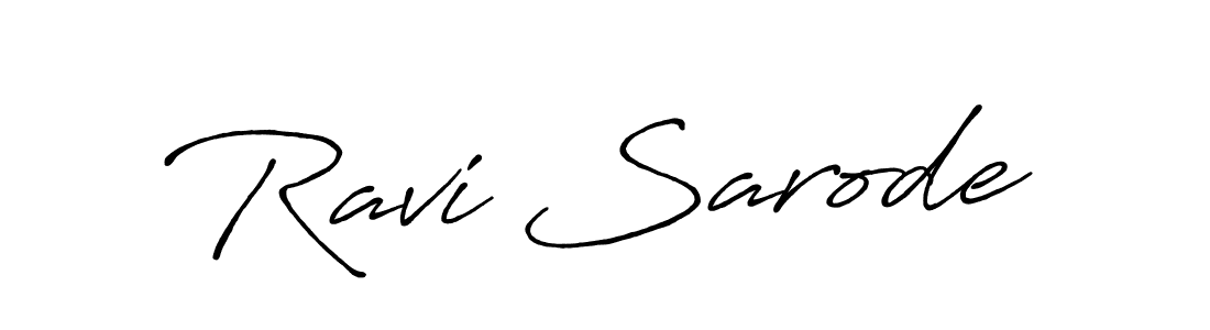 It looks lik you need a new signature style for name Ravi Sarode. Design unique handwritten (Antro_Vectra_Bolder) signature with our free signature maker in just a few clicks. Ravi Sarode signature style 7 images and pictures png