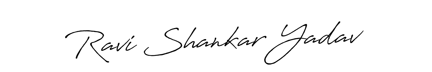 Also You can easily find your signature by using the search form. We will create Ravi Shankar Yadav name handwritten signature images for you free of cost using Antro_Vectra_Bolder sign style. Ravi Shankar Yadav signature style 7 images and pictures png