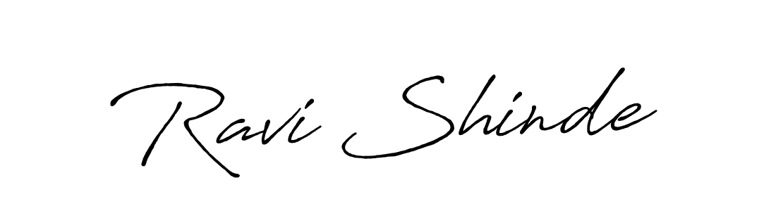 How to make Ravi Shinde signature? Antro_Vectra_Bolder is a professional autograph style. Create handwritten signature for Ravi Shinde name. Ravi Shinde signature style 7 images and pictures png