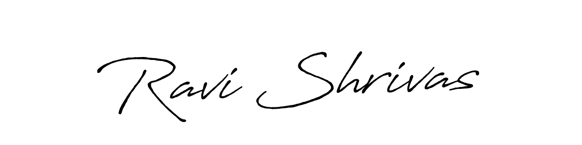 Use a signature maker to create a handwritten signature online. With this signature software, you can design (Antro_Vectra_Bolder) your own signature for name Ravi Shrivas. Ravi Shrivas signature style 7 images and pictures png