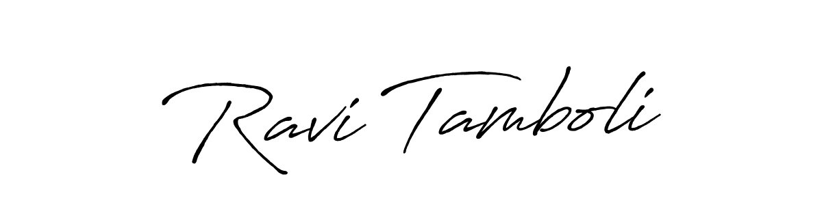 Make a short Ravi Tamboli signature style. Manage your documents anywhere anytime using Antro_Vectra_Bolder. Create and add eSignatures, submit forms, share and send files easily. Ravi Tamboli signature style 7 images and pictures png