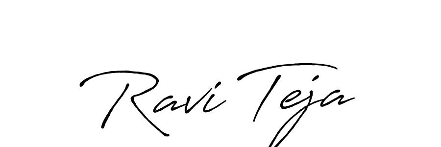 Also You can easily find your signature by using the search form. We will create Ravi Teja name handwritten signature images for you free of cost using Antro_Vectra_Bolder sign style. Ravi Teja signature style 7 images and pictures png