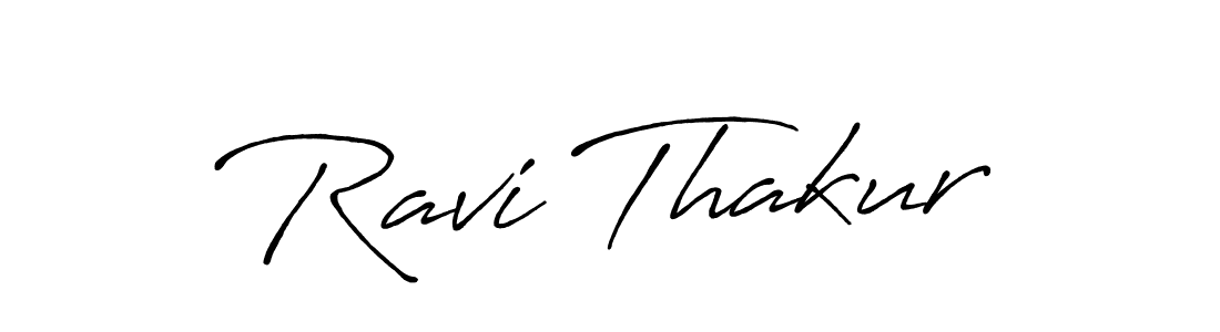 Antro_Vectra_Bolder is a professional signature style that is perfect for those who want to add a touch of class to their signature. It is also a great choice for those who want to make their signature more unique. Get Ravi Thakur name to fancy signature for free. Ravi Thakur signature style 7 images and pictures png