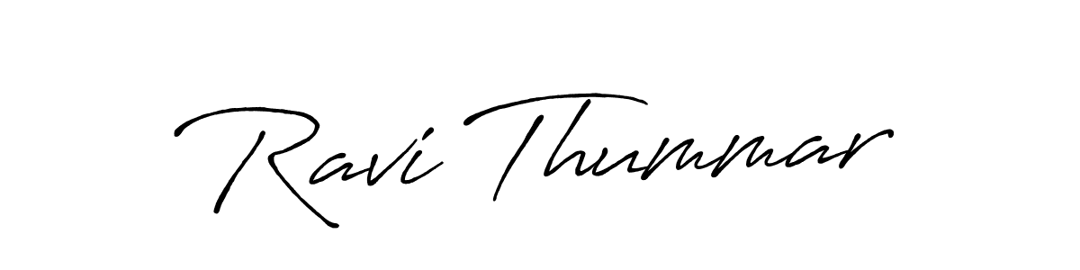 Make a beautiful signature design for name Ravi Thummar. Use this online signature maker to create a handwritten signature for free. Ravi Thummar signature style 7 images and pictures png