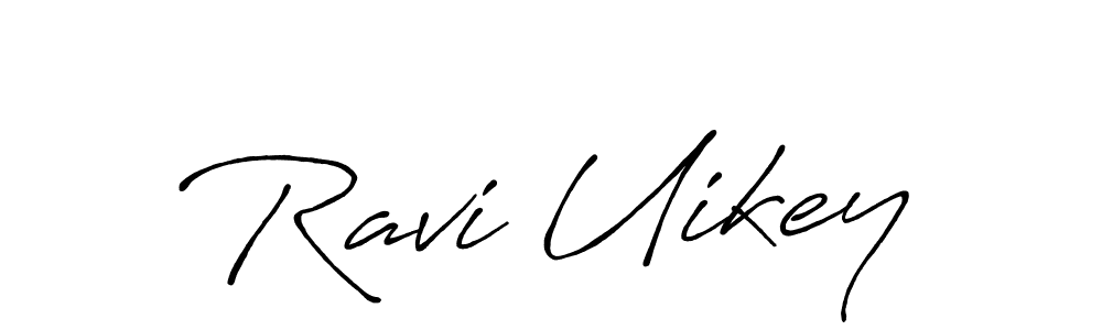 This is the best signature style for the Ravi Uikey name. Also you like these signature font (Antro_Vectra_Bolder). Mix name signature. Ravi Uikey signature style 7 images and pictures png