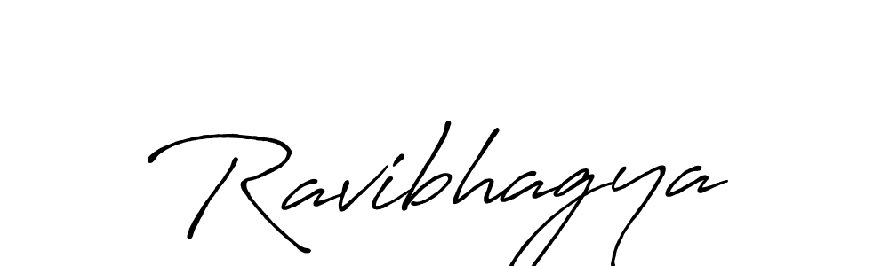 Use a signature maker to create a handwritten signature online. With this signature software, you can design (Antro_Vectra_Bolder) your own signature for name Ravibhagya. Ravibhagya signature style 7 images and pictures png