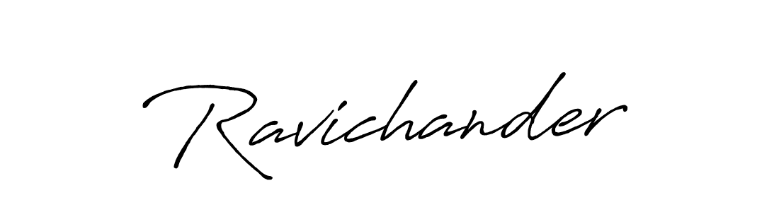 You should practise on your own different ways (Antro_Vectra_Bolder) to write your name (Ravichander) in signature. don't let someone else do it for you. Ravichander signature style 7 images and pictures png