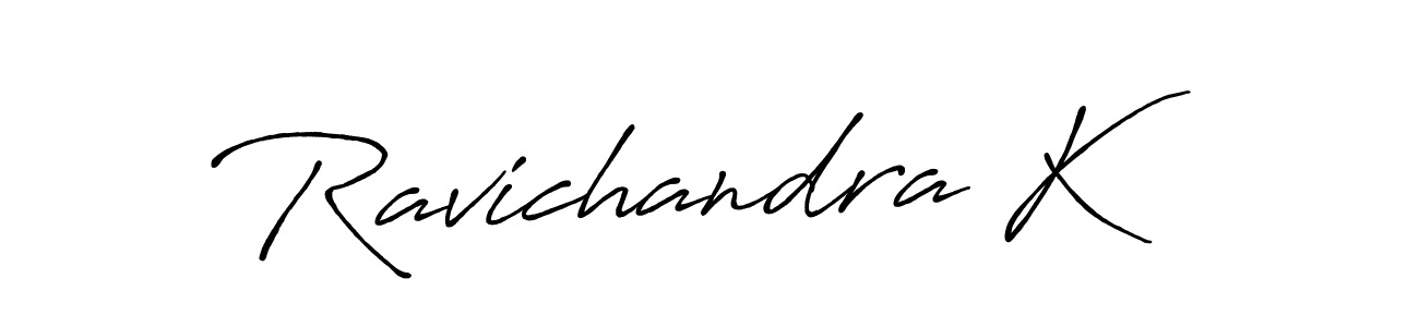 Similarly Antro_Vectra_Bolder is the best handwritten signature design. Signature creator online .You can use it as an online autograph creator for name Ravichandra K. Ravichandra K signature style 7 images and pictures png