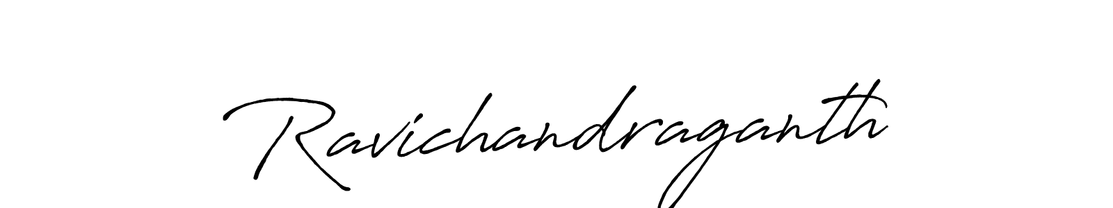 Ravichandraganth stylish signature style. Best Handwritten Sign (Antro_Vectra_Bolder) for my name. Handwritten Signature Collection Ideas for my name Ravichandraganth. Ravichandraganth signature style 7 images and pictures png