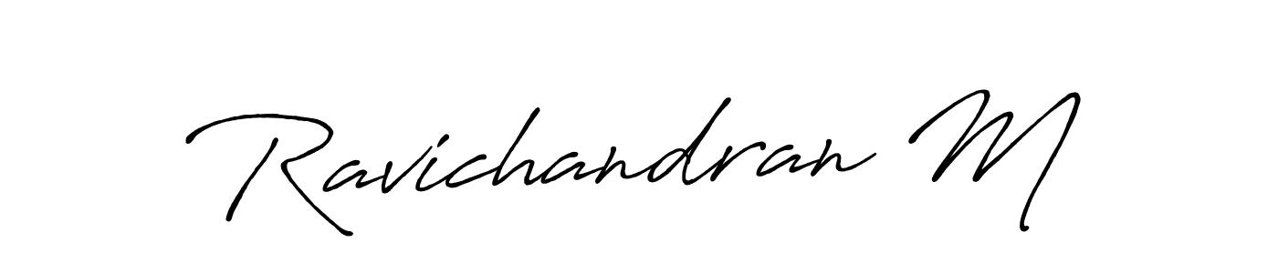 Once you've used our free online signature maker to create your best signature Antro_Vectra_Bolder style, it's time to enjoy all of the benefits that Ravichandran M name signing documents. Ravichandran M signature style 7 images and pictures png
