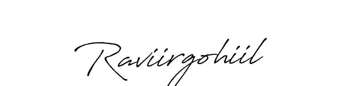 It looks lik you need a new signature style for name Raviirgohiil. Design unique handwritten (Antro_Vectra_Bolder) signature with our free signature maker in just a few clicks. Raviirgohiil signature style 7 images and pictures png