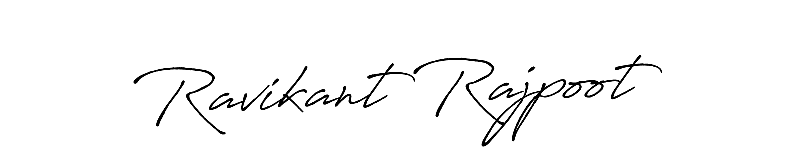 Make a beautiful signature design for name Ravikant Rajpoot. With this signature (Antro_Vectra_Bolder) style, you can create a handwritten signature for free. Ravikant Rajpoot signature style 7 images and pictures png