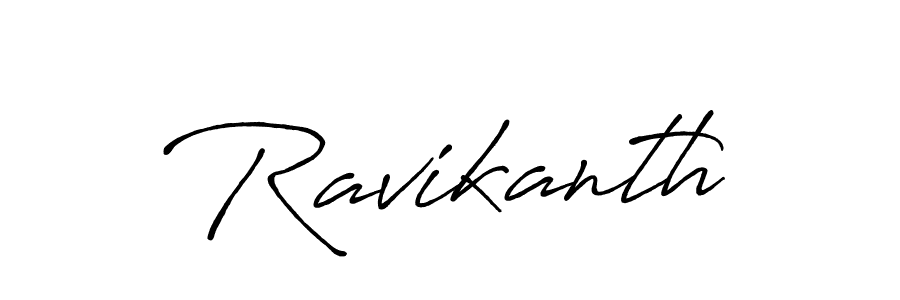 Create a beautiful signature design for name Ravikanth. With this signature (Antro_Vectra_Bolder) fonts, you can make a handwritten signature for free. Ravikanth signature style 7 images and pictures png