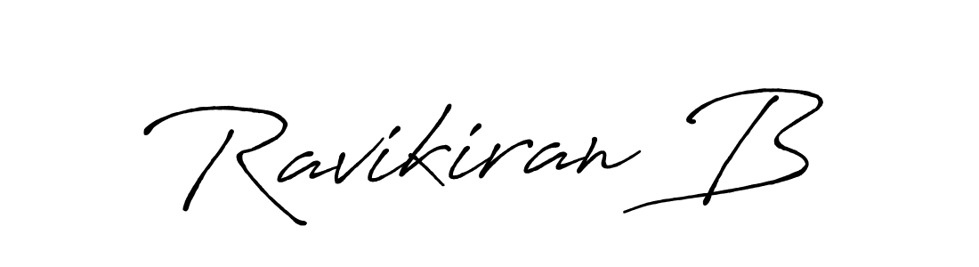 The best way (Antro_Vectra_Bolder) to make a short signature is to pick only two or three words in your name. The name Ravikiran B include a total of six letters. For converting this name. Ravikiran B signature style 7 images and pictures png