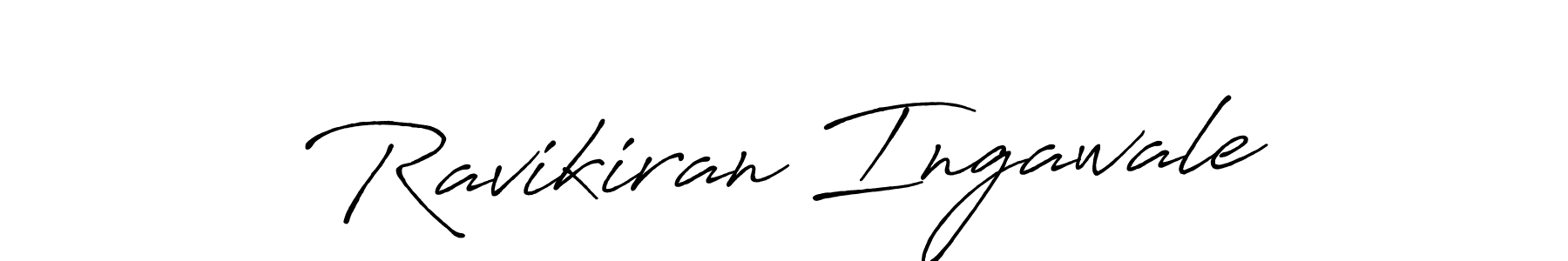 Make a beautiful signature design for name Ravikiran Ingawale. With this signature (Antro_Vectra_Bolder) style, you can create a handwritten signature for free. Ravikiran Ingawale signature style 7 images and pictures png