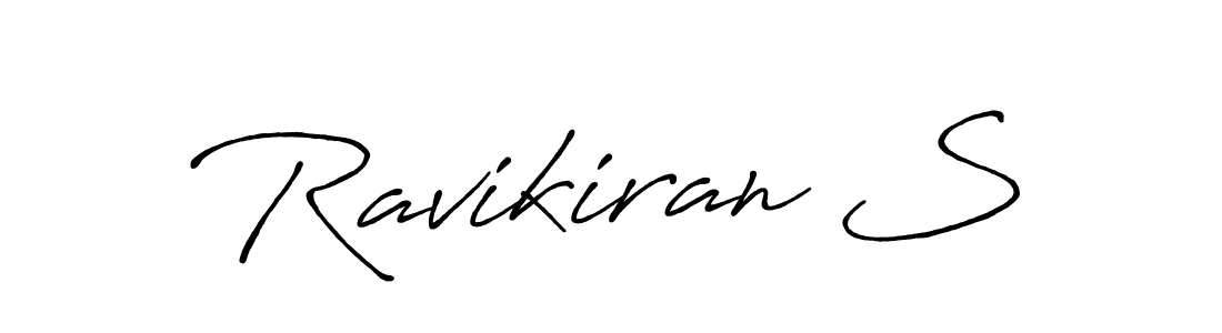 Also You can easily find your signature by using the search form. We will create Ravikiran S name handwritten signature images for you free of cost using Antro_Vectra_Bolder sign style. Ravikiran S signature style 7 images and pictures png