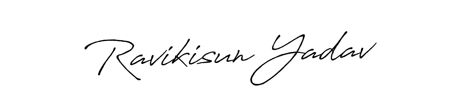 Here are the top 10 professional signature styles for the name Ravikisun Yadav. These are the best autograph styles you can use for your name. Ravikisun Yadav signature style 7 images and pictures png