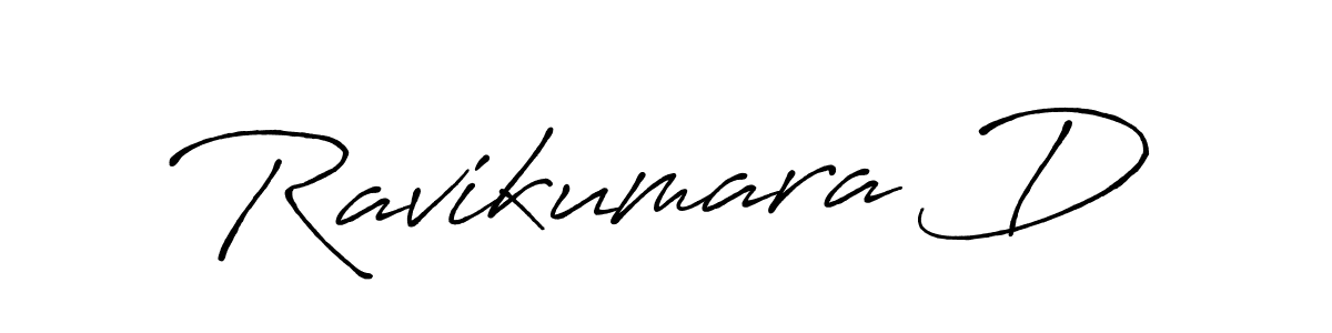 It looks lik you need a new signature style for name Ravikumara D. Design unique handwritten (Antro_Vectra_Bolder) signature with our free signature maker in just a few clicks. Ravikumara D signature style 7 images and pictures png