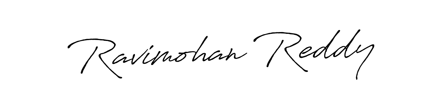 Make a beautiful signature design for name Ravimohan Reddy. Use this online signature maker to create a handwritten signature for free. Ravimohan Reddy signature style 7 images and pictures png