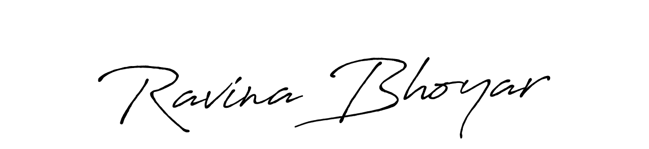 Similarly Antro_Vectra_Bolder is the best handwritten signature design. Signature creator online .You can use it as an online autograph creator for name Ravina Bhoyar. Ravina Bhoyar signature style 7 images and pictures png
