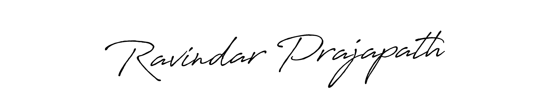 Make a beautiful signature design for name Ravindar Prajapath. With this signature (Antro_Vectra_Bolder) style, you can create a handwritten signature for free. Ravindar Prajapath signature style 7 images and pictures png