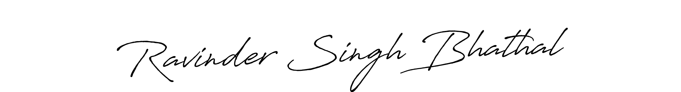 Also we have Ravinder Singh Bhathal name is the best signature style. Create professional handwritten signature collection using Antro_Vectra_Bolder autograph style. Ravinder Singh Bhathal signature style 7 images and pictures png