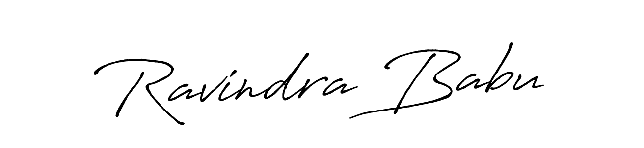 Once you've used our free online signature maker to create your best signature Antro_Vectra_Bolder style, it's time to enjoy all of the benefits that Ravindra Babu name signing documents. Ravindra Babu signature style 7 images and pictures png