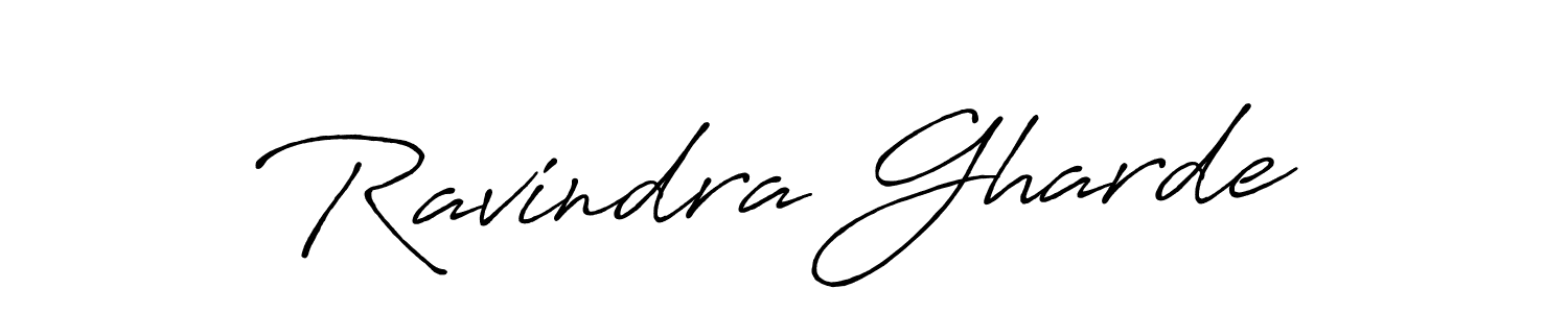 Antro_Vectra_Bolder is a professional signature style that is perfect for those who want to add a touch of class to their signature. It is also a great choice for those who want to make their signature more unique. Get Ravindra Gharde name to fancy signature for free. Ravindra Gharde signature style 7 images and pictures png