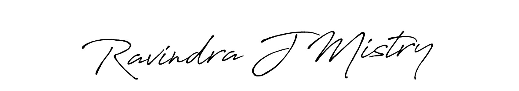 Also we have Ravindra J Mistry name is the best signature style. Create professional handwritten signature collection using Antro_Vectra_Bolder autograph style. Ravindra J Mistry signature style 7 images and pictures png