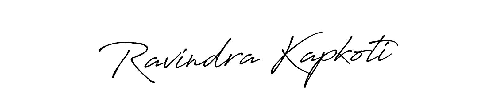 Make a beautiful signature design for name Ravindra Kapkoti. Use this online signature maker to create a handwritten signature for free. Ravindra Kapkoti signature style 7 images and pictures png