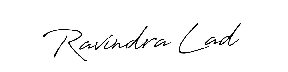 Use a signature maker to create a handwritten signature online. With this signature software, you can design (Antro_Vectra_Bolder) your own signature for name Ravindra Lad. Ravindra Lad signature style 7 images and pictures png