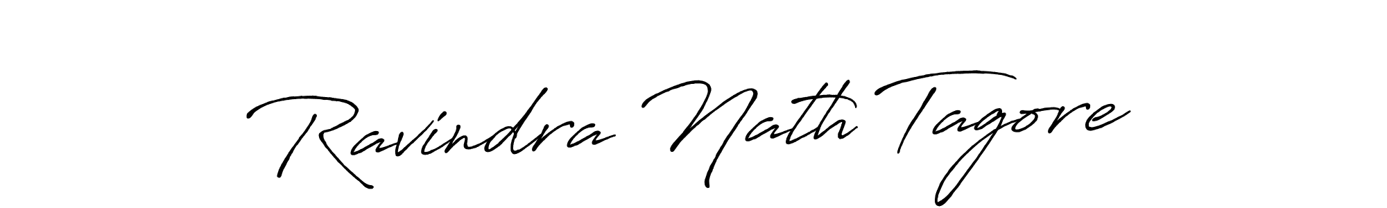 Create a beautiful signature design for name Ravindra Nath Tagore. With this signature (Antro_Vectra_Bolder) fonts, you can make a handwritten signature for free. Ravindra Nath Tagore signature style 7 images and pictures png