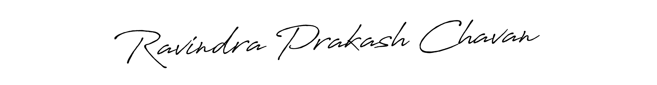 Create a beautiful signature design for name Ravindra Prakash Chavan. With this signature (Antro_Vectra_Bolder) fonts, you can make a handwritten signature for free. Ravindra Prakash Chavan signature style 7 images and pictures png