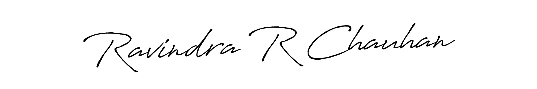 It looks lik you need a new signature style for name Ravindra R Chauhan. Design unique handwritten (Antro_Vectra_Bolder) signature with our free signature maker in just a few clicks. Ravindra R Chauhan signature style 7 images and pictures png