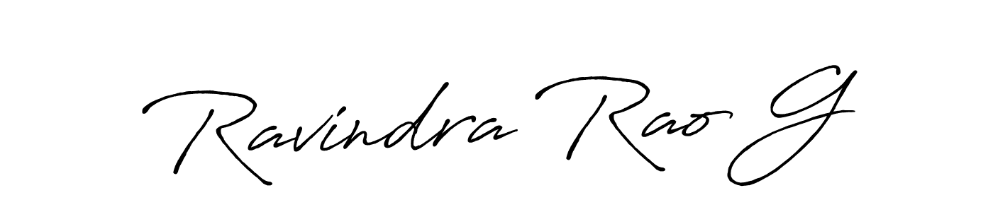 Antro_Vectra_Bolder is a professional signature style that is perfect for those who want to add a touch of class to their signature. It is also a great choice for those who want to make their signature more unique. Get Ravindra Rao G name to fancy signature for free. Ravindra Rao G signature style 7 images and pictures png