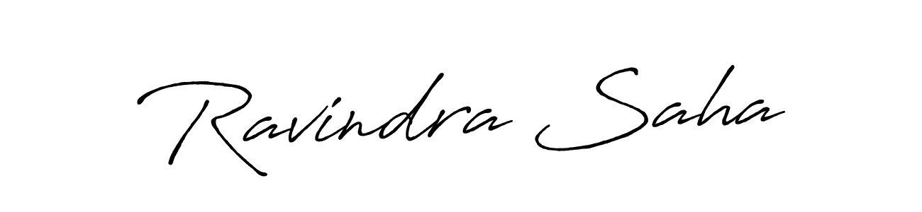 Ravindra Saha stylish signature style. Best Handwritten Sign (Antro_Vectra_Bolder) for my name. Handwritten Signature Collection Ideas for my name Ravindra Saha. Ravindra Saha signature style 7 images and pictures png