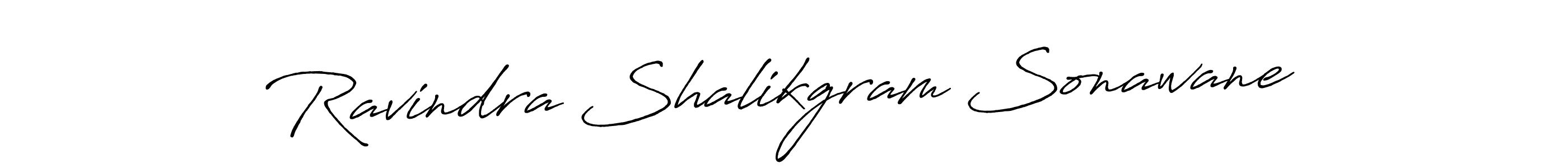 Design your own signature with our free online signature maker. With this signature software, you can create a handwritten (Antro_Vectra_Bolder) signature for name Ravindra Shalikgram Sonawane. Ravindra Shalikgram Sonawane signature style 7 images and pictures png