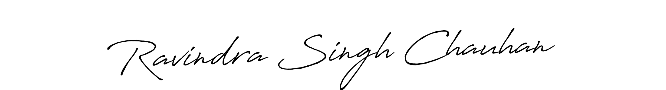 Antro_Vectra_Bolder is a professional signature style that is perfect for those who want to add a touch of class to their signature. It is also a great choice for those who want to make their signature more unique. Get Ravindra Singh Chauhan name to fancy signature for free. Ravindra Singh Chauhan signature style 7 images and pictures png