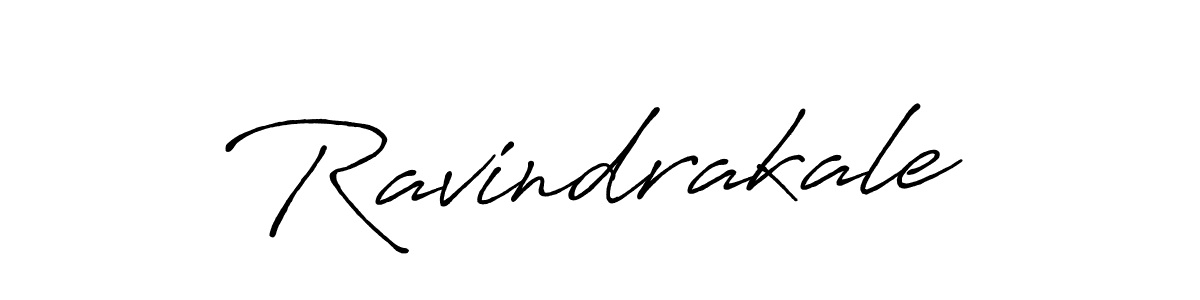 Also we have Ravindrakale name is the best signature style. Create professional handwritten signature collection using Antro_Vectra_Bolder autograph style. Ravindrakale signature style 7 images and pictures png