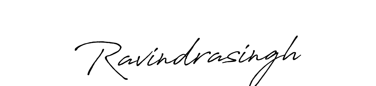 Also we have Ravindrasingh name is the best signature style. Create professional handwritten signature collection using Antro_Vectra_Bolder autograph style. Ravindrasingh signature style 7 images and pictures png