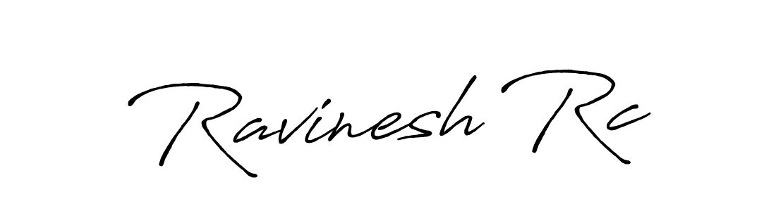 Also we have Ravinesh Rc name is the best signature style. Create professional handwritten signature collection using Antro_Vectra_Bolder autograph style. Ravinesh Rc signature style 7 images and pictures png
