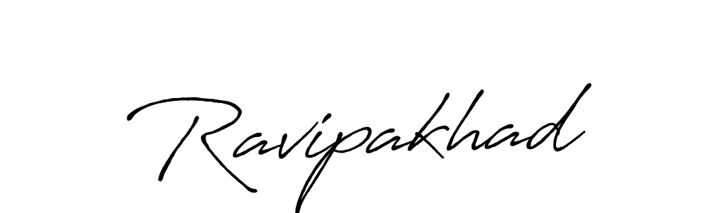 Ravipakhad stylish signature style. Best Handwritten Sign (Antro_Vectra_Bolder) for my name. Handwritten Signature Collection Ideas for my name Ravipakhad. Ravipakhad signature style 7 images and pictures png