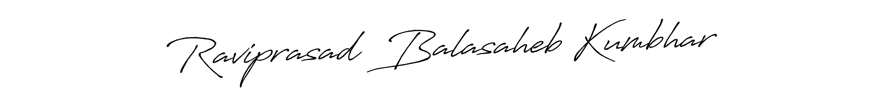 Design your own signature with our free online signature maker. With this signature software, you can create a handwritten (Antro_Vectra_Bolder) signature for name Raviprasad  Balasaheb Kumbhar. Raviprasad  Balasaheb Kumbhar signature style 7 images and pictures png