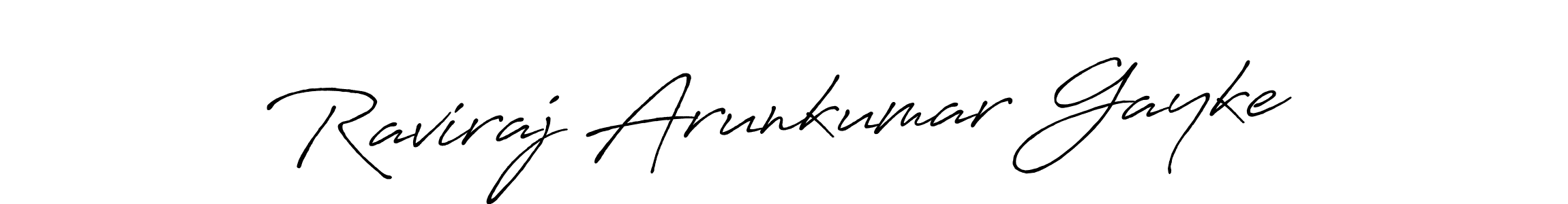How to make Raviraj Arunkumar Gayke signature? Antro_Vectra_Bolder is a professional autograph style. Create handwritten signature for Raviraj Arunkumar Gayke name. Raviraj Arunkumar Gayke signature style 7 images and pictures png