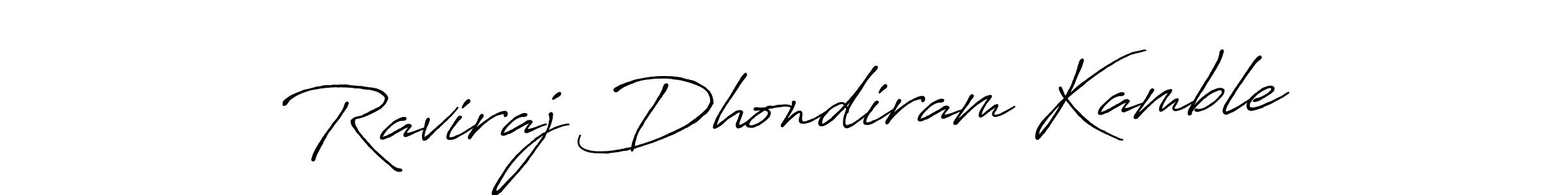Also we have Raviraj Dhondiram Kamble name is the best signature style. Create professional handwritten signature collection using Antro_Vectra_Bolder autograph style. Raviraj Dhondiram Kamble signature style 7 images and pictures png