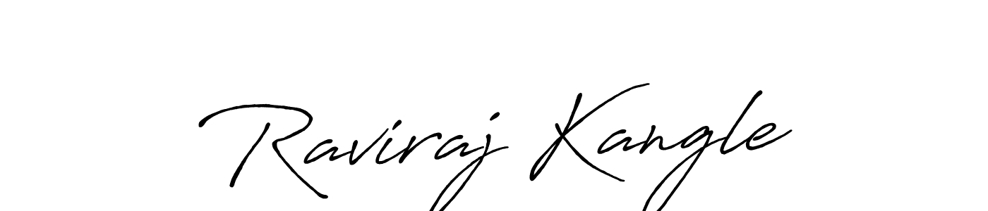 Use a signature maker to create a handwritten signature online. With this signature software, you can design (Antro_Vectra_Bolder) your own signature for name Raviraj Kangle. Raviraj Kangle signature style 7 images and pictures png