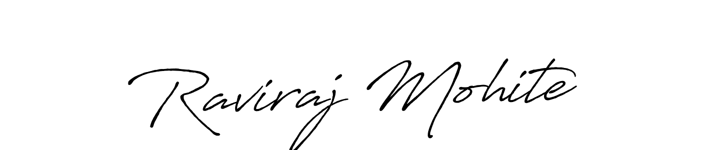 How to make Raviraj Mohite signature? Antro_Vectra_Bolder is a professional autograph style. Create handwritten signature for Raviraj Mohite name. Raviraj Mohite signature style 7 images and pictures png